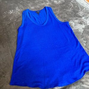 Express blue tank